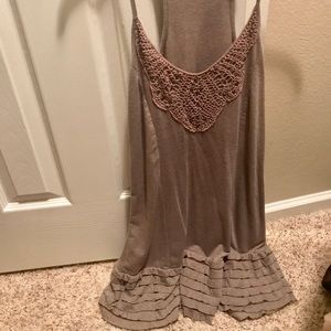 Brown summer dress